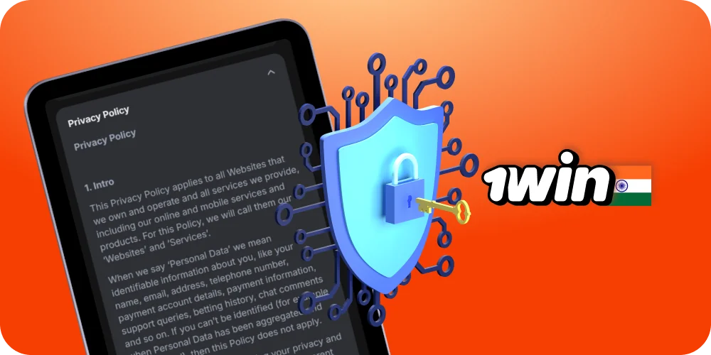 1Win India app data protection information